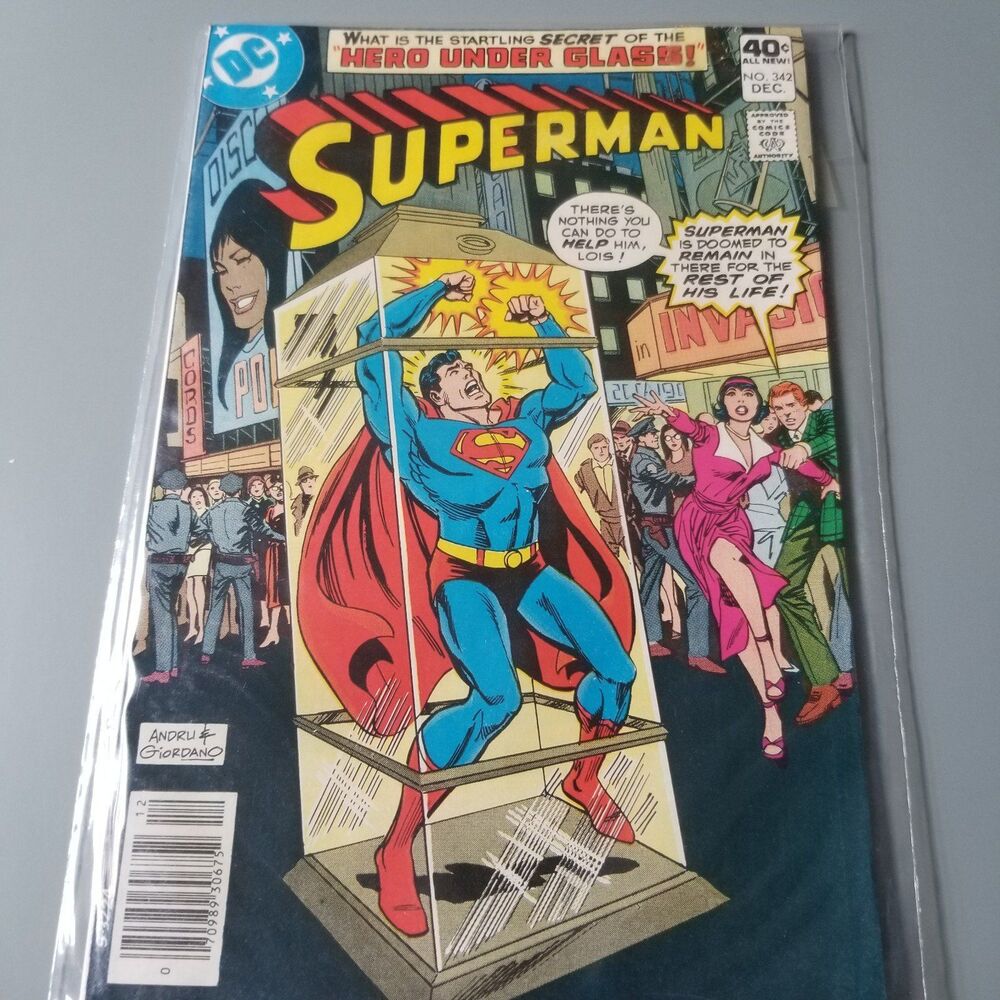 Superman comic book DC Comics mp 342 Dec 1979
